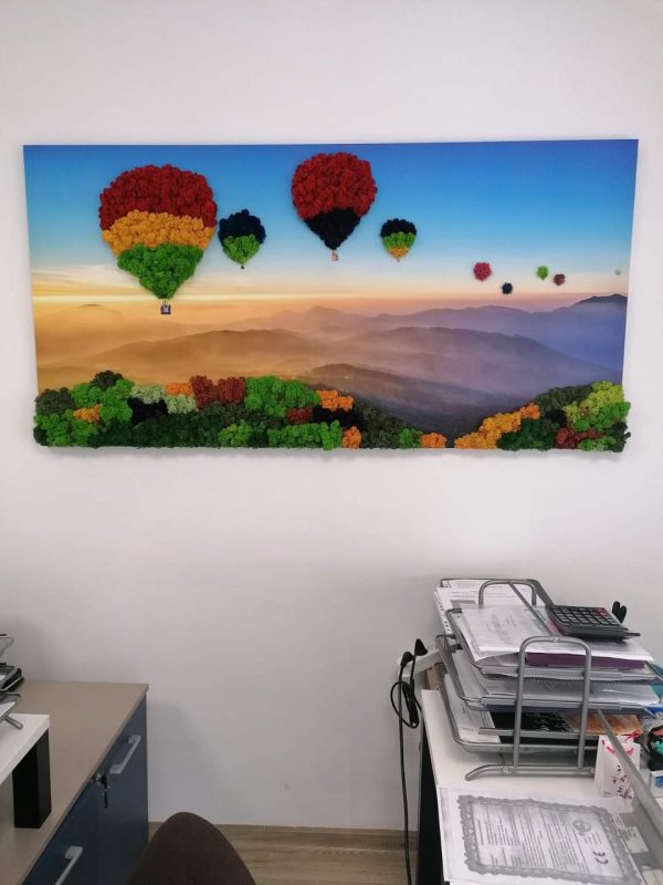 Tablou "Baloane cu aer" - dimensiune 140x80 cm