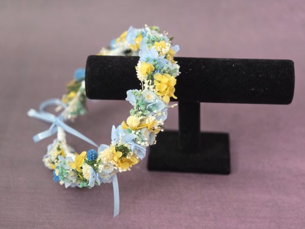 Coronita premiere alb/bleu/galben/verde