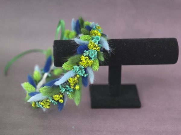 Coronita premiere verde/albastru