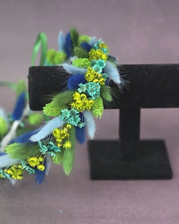 Coronita premiere verde/albastru